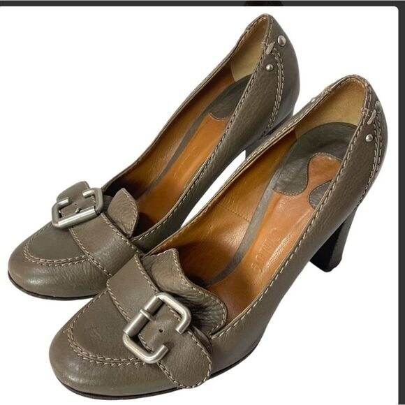 Chloé Size 38 1/2 Loafer High Pumps - Picture 1 of 10
